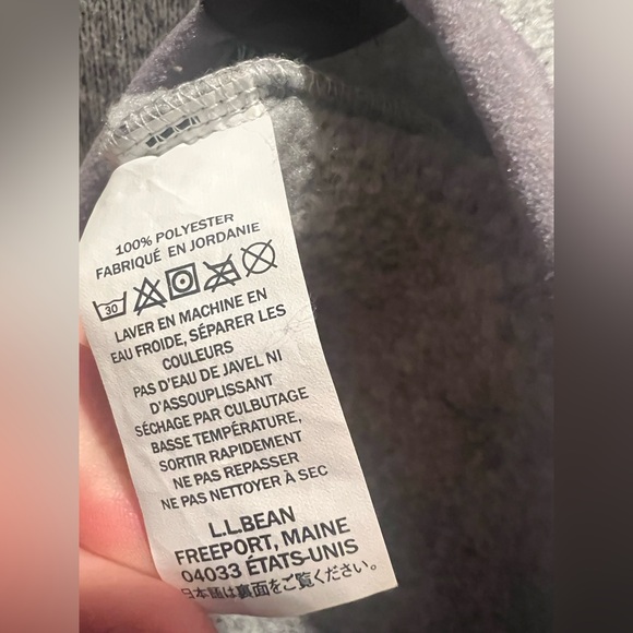 LL BEAN | Sweater fleece pullover quarter snap XXS - Picture 5 of 6